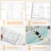 Clear Bathtub Tray Expandable Bath Shelf Over Tub Bathtub Storage Table Multifunctional Bathroom Accessories for Home Bathroom 6