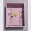 1pc Wooden Key Holder - Elevate Your Home Decor With This Stylish Wooden Purple Entry Door Key Rack Wall Hooks Key Hanger 5