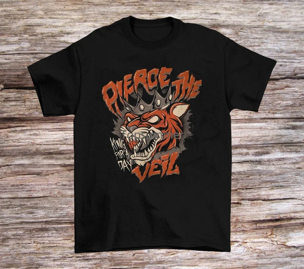 

Pierce The Veil King For A Day Short Sleeve Black All Size Shirt He1087