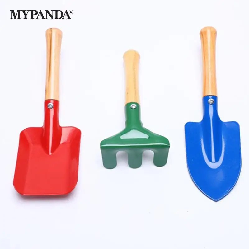 3pcs/set Beach Shovel Toy Kids Outdoor Digging Sand Shovel Play Sand Tool Summer Beach Playing