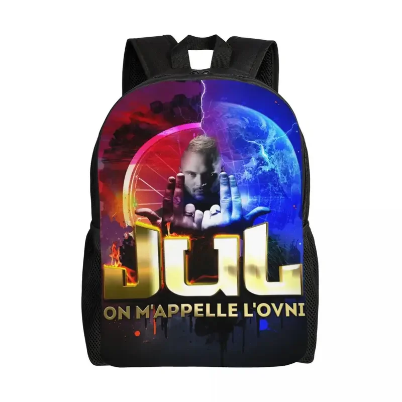

Customized Jul French Rapper Laptop Backpack Women Men Casual Bookbag for School College Students Bag