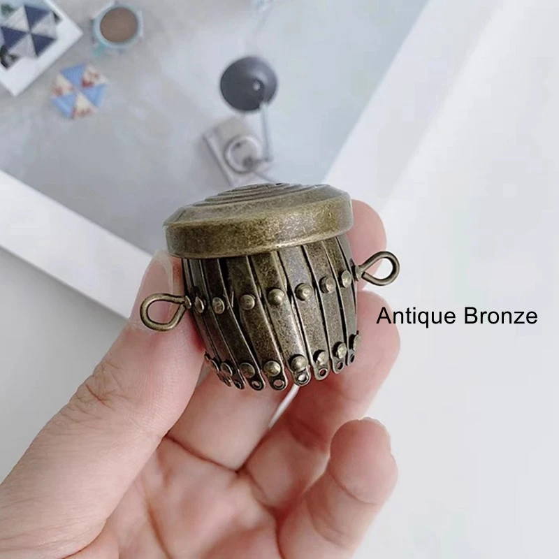5/10 Pieces Wholesale Metal Wallet Small Eveing Obag Handles 10 Cm Open Size Vintage Expandable Gate Purse Frame (With Loops)