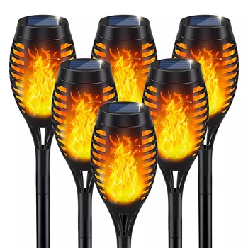 12LED Solar Flame Torch Lights – Outdoor Flickering Lamps 1
