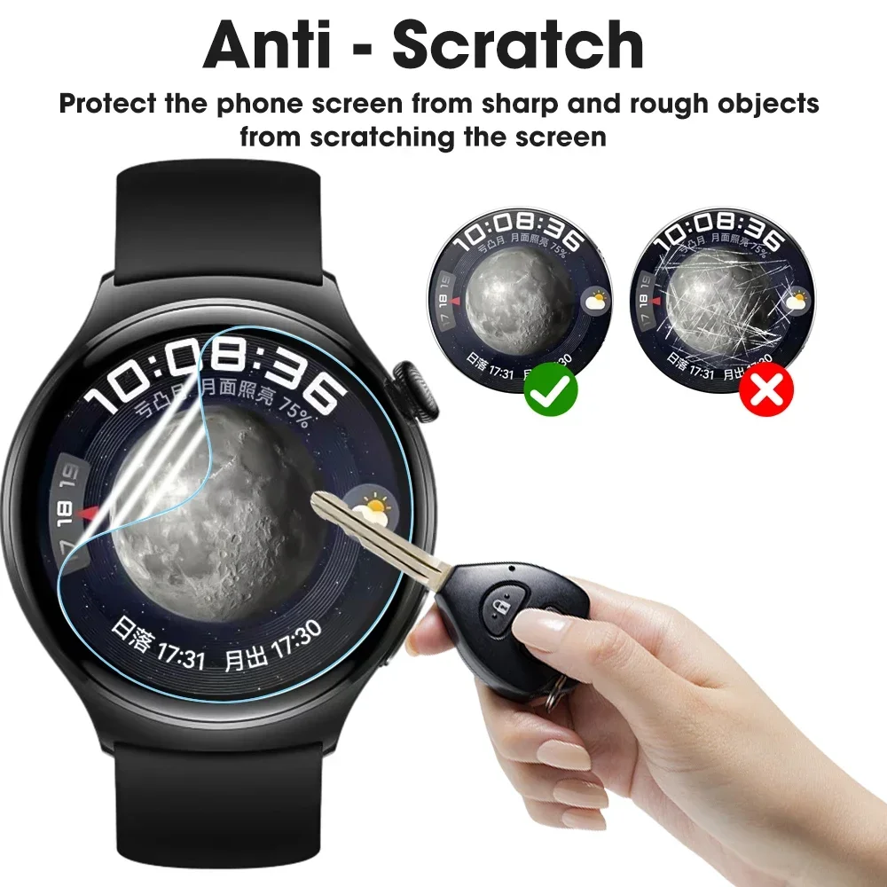 Pack of Soft TPU Anti-Scratch Hydrogel Screen Protectors
