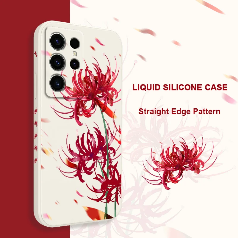 Elegant Higan Flower Phone Case Cover
