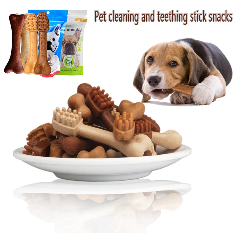 

Dog Snacks Teething Bar Bones Bite Resistant Dog Training Bones Clean Teeth Bones Pet Food For Medium And Large Dogs Dog Treats