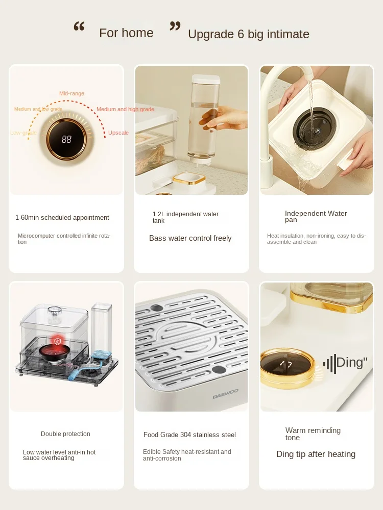 Electric Steamer Household Small Steamer Multi-function Steamed Breakfast Buns Egg Hot Dish Artifact