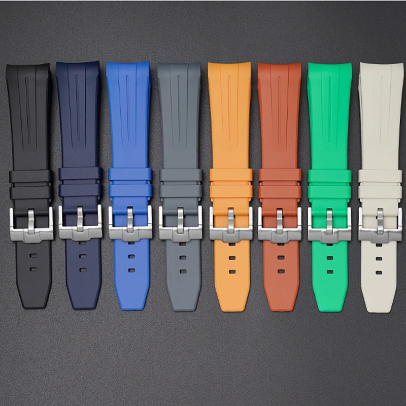 Cinturino In Gomma Curvo Per Blancpain X Swatch 22Mm Fibbia In Acciaio Inossidabile Uomo Donna Qualità Tpu Sostituire Cinturino Con Asta A Vite