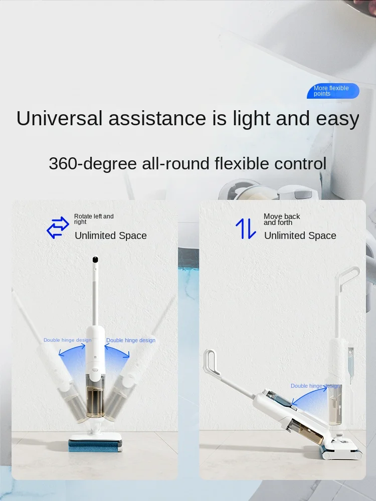 Haier Z10Pro dual power floor washing machine drag suction sweep one double roll brush bacteria cleaning household appliances 3