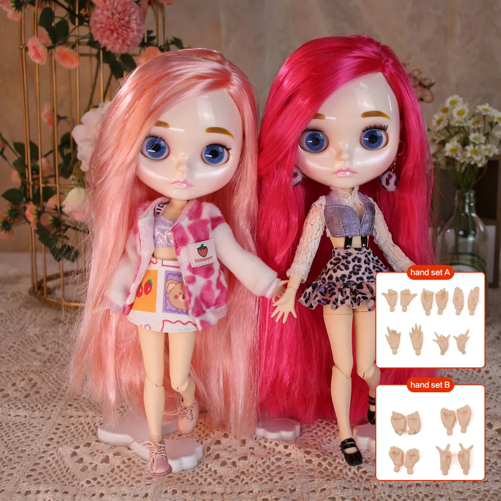 Кукла Blyth ICY DBS, 1/6 дюйма, 30 см, с матовым лицом, с глянцевым лицом