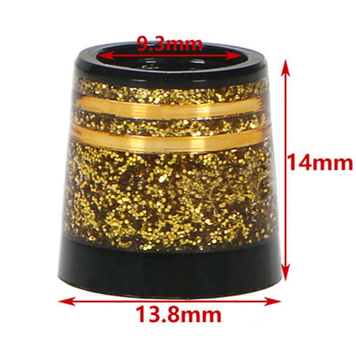 BAAU 30Pcs Golf Ferrules Tip Size 0.370 Golf Sleeve Ferrule for Irons High Quality Club Shafts Accessories Gold