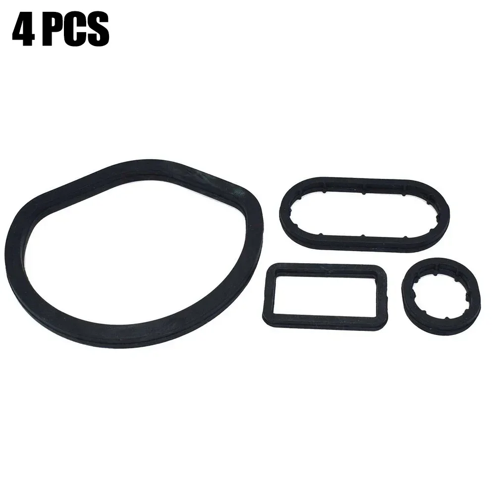 Car Rubber Oil Filter Housing Seal Kit 4pcs 1121840061 1121840161 1121840261 For Mercedes W163 W202 W203 W208 W210 W211 W220