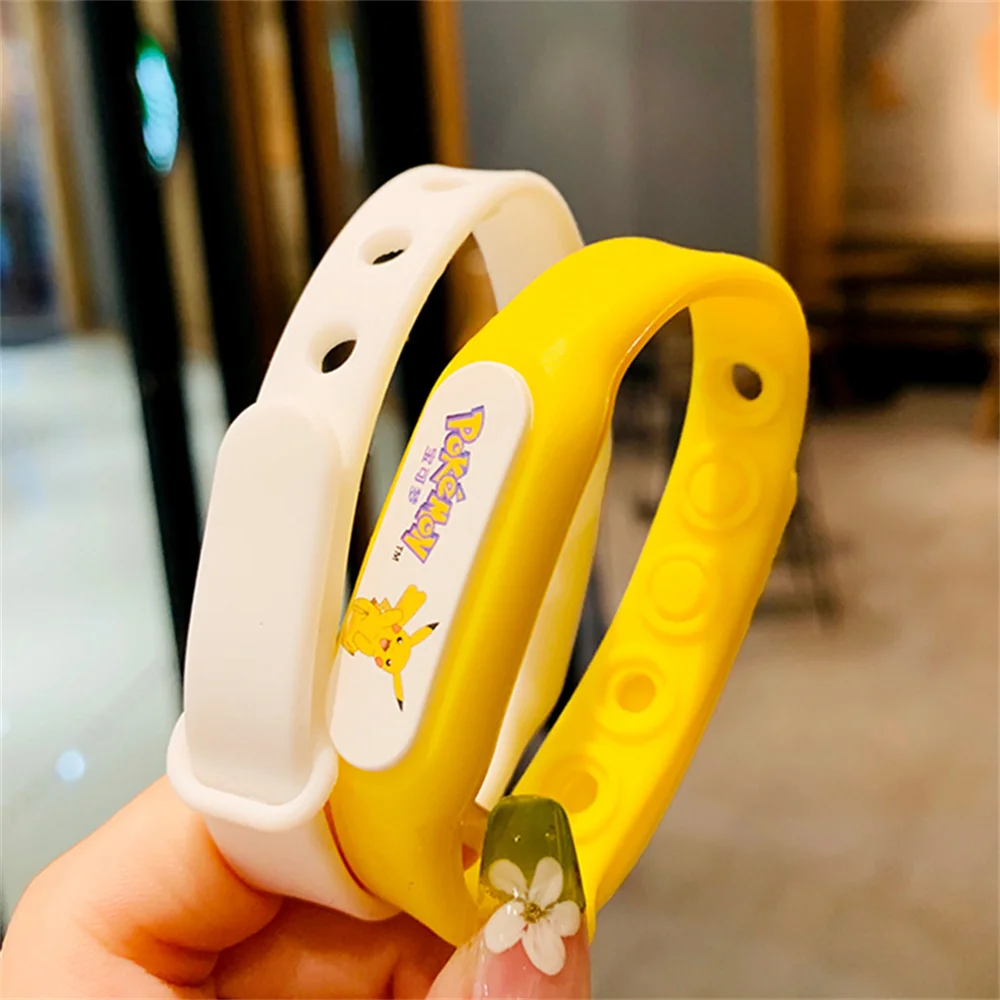

1pcs Baokemeng Cartoon Essential Oil Bracelet Anti-Mosquitoes Bracelet Adjustable Hand Wristband Sports Travel Outdoor Protecti