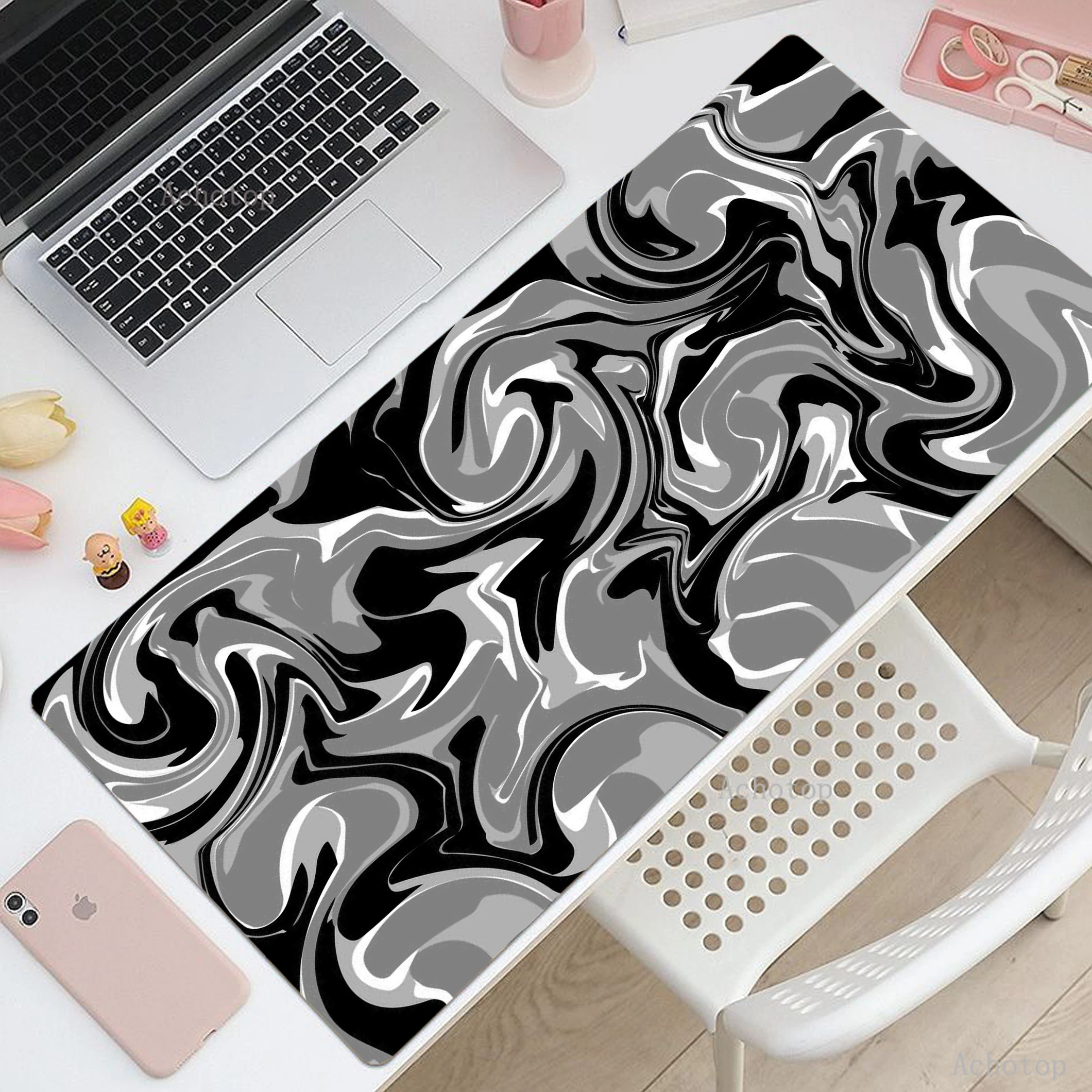 

Strata Liquid Computer Mouse Pad Laptop Mousemat Gaming Accessories Keyboard Pads Natural Rubber Desk Mats Home Office Mousepad