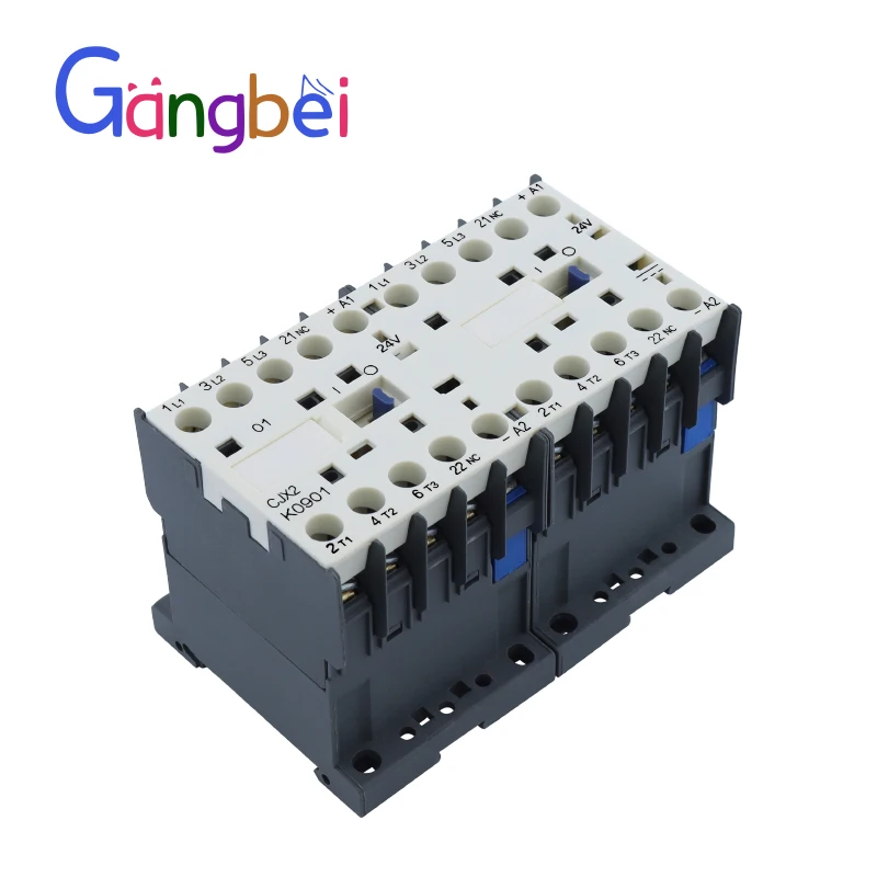 invertendo contator chain mecanico bloqueio cjx2k 04