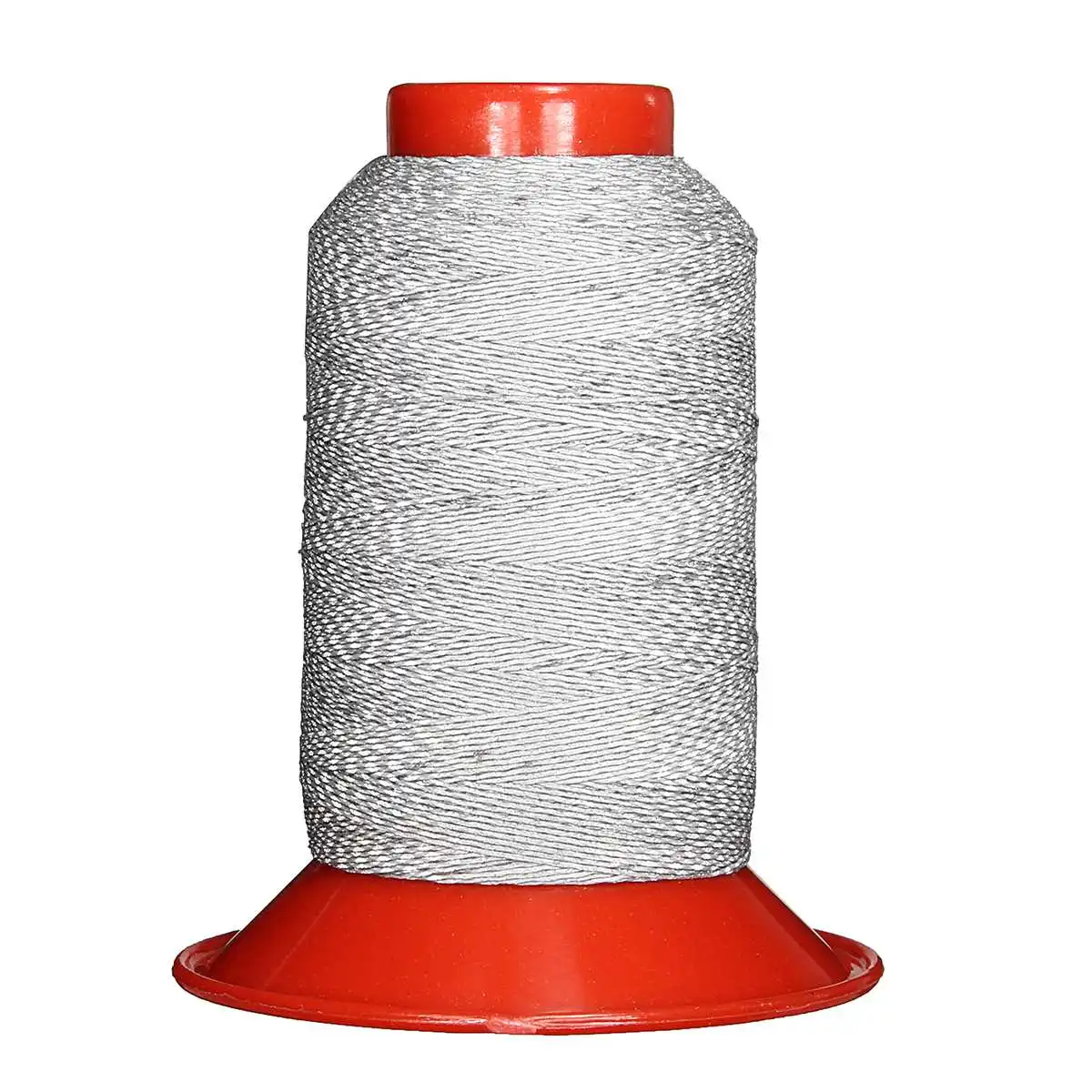 1000M High Reflective Sewing Thread Yarn Fabric Polyester DIY Sew Needlework Safety Cap Working Vest Dia 0.5-0.15mm Silver Grey