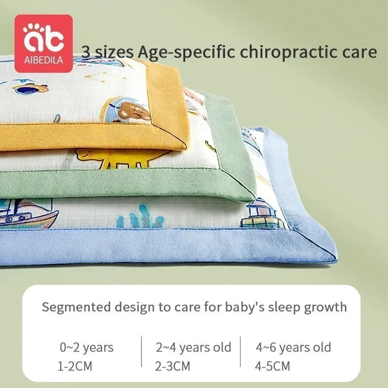 AIBEDILA Pillows for Babies Newborn Baby Articles Double-sided Available for All Seasons Baby Pillows Bedding Sleeping AB8167 3