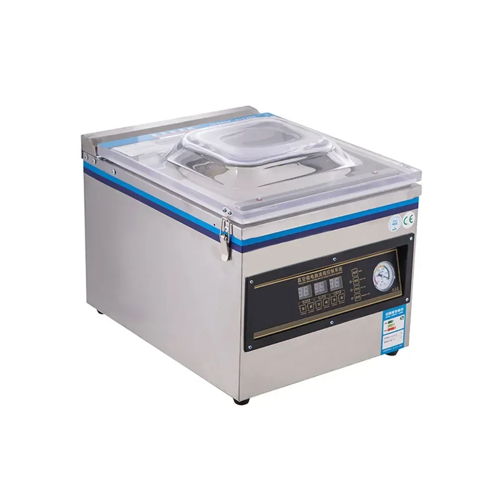 Automatic Vacuum Sealer Machine Food Vacuum Packaging Machine Wet and Dry Dual-purpose Fresh-keeping Plastic Bag Sealer 3