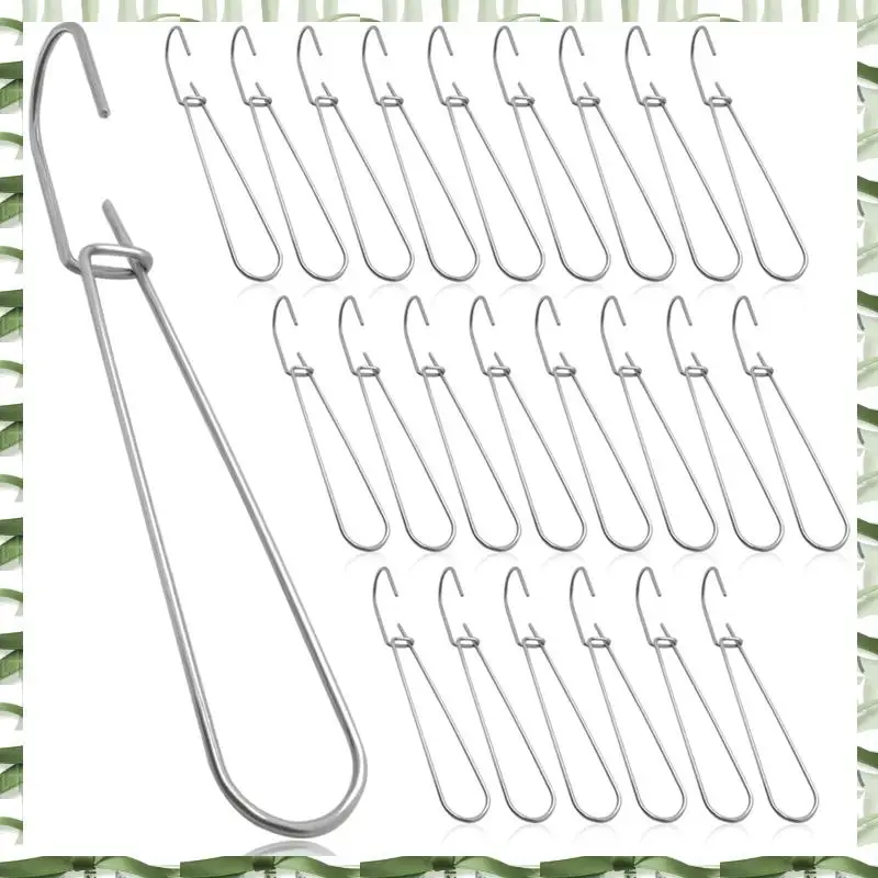 Pattern Hooks Metal Pattern Hangers Storage Hanging Hook 24 Pcs 7.3 Inch Sewing Making Paper