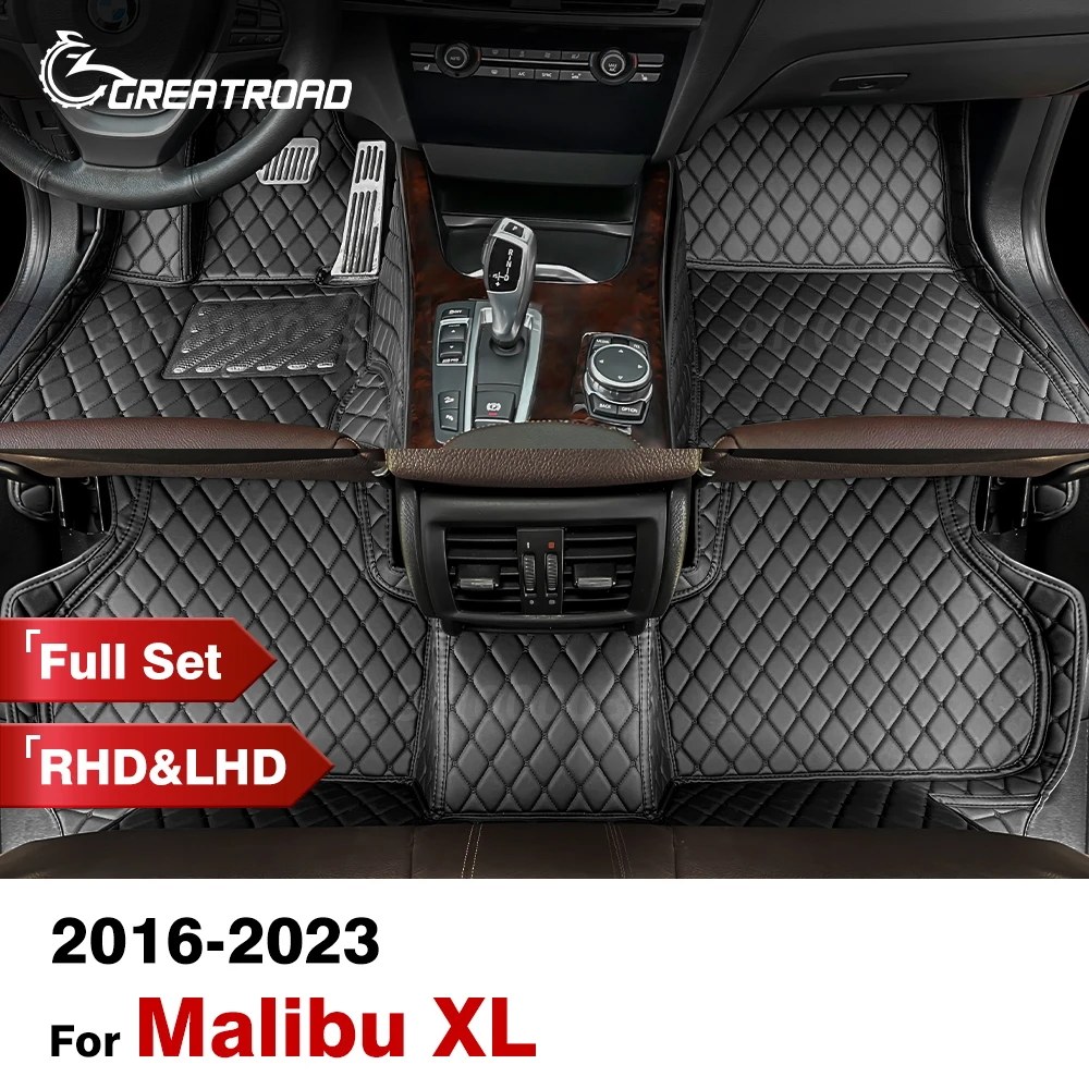 

Автомобильные коврики на заказ для Chevrolet Malibu XL 2016-2023 2022 2021 2020 2019 2018 2017, автомобильный коврик, аксессуары для интерьера, защитный коврик