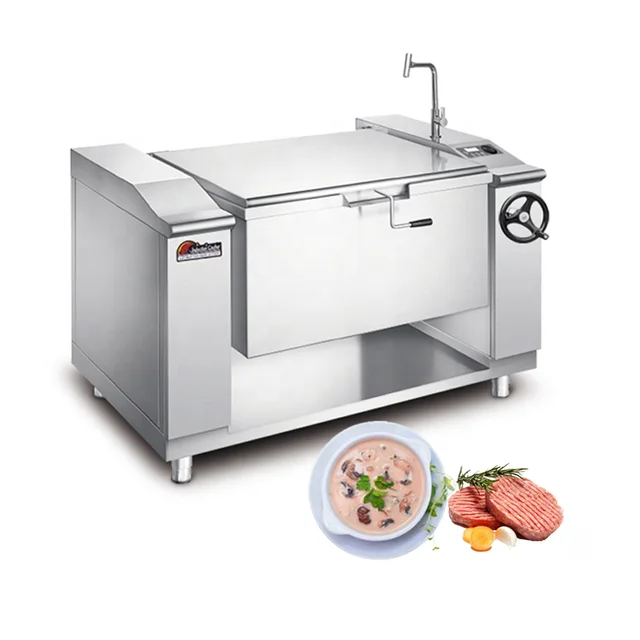 Grande cuisinière à Induction de 100/150 litres, poêle inclinable, poêle électrique bouillante, équipement de cuisine, électrique Commercial 1