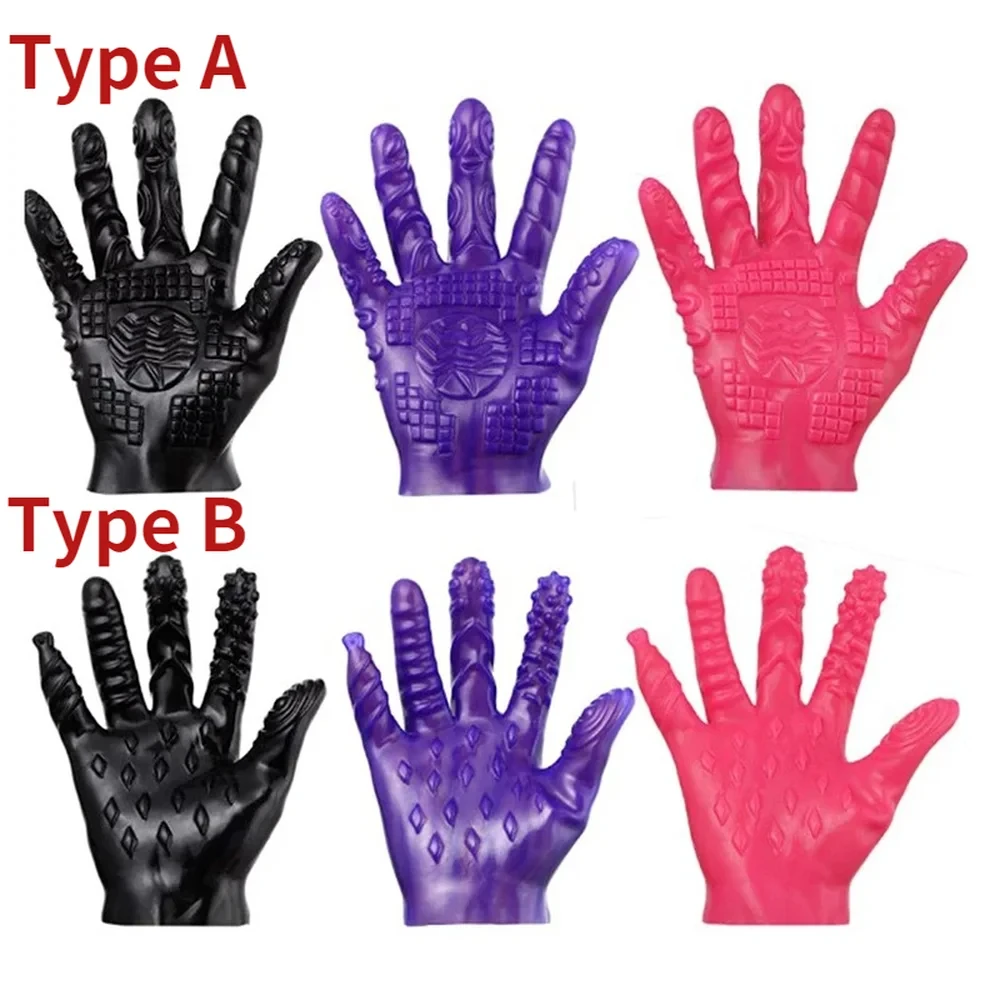 Sex Toys, Sex Gloves Masturbation Erotic Finger for Adult Couples