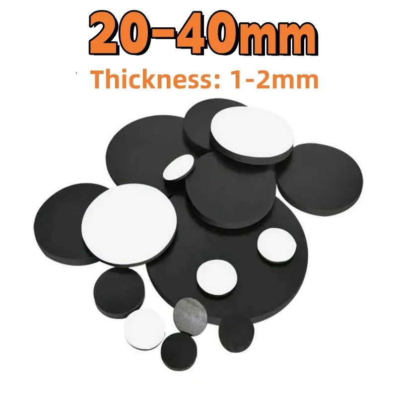 Magnetic Sheets 20/25/30/35 Round Magnet Dots Self Adhesive Disc Magnets Round Rubber Soft Magnetic Sheet DIY Craft Fridge Decor