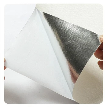 자체 접착 벽지 린넨 플레인, 방수 및 방습, 상점 렌탈룸 리노베이션, 알루미늄 필름 벽 스티커