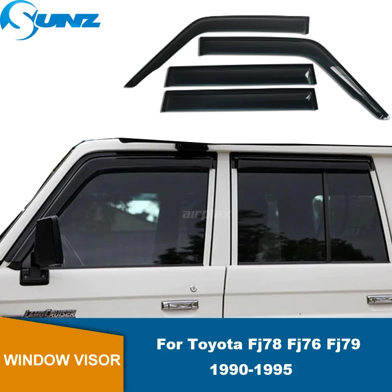 Side Window Deflectors For Toyota Land Cruiser 78 Prado Lc78 Fj78 Fj76