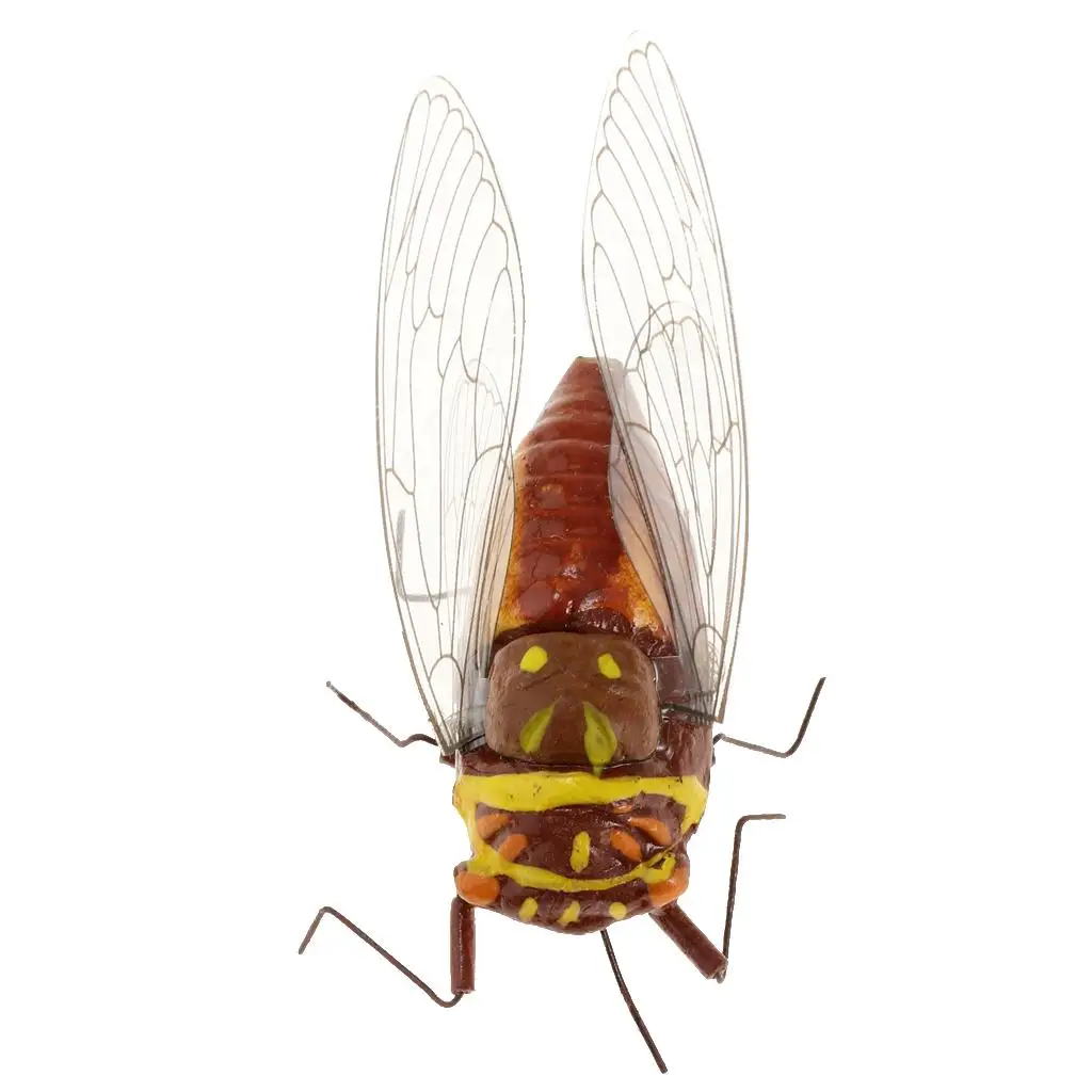 Highly Simulated Sound Random Color Animals Model Toy Cicada 2X