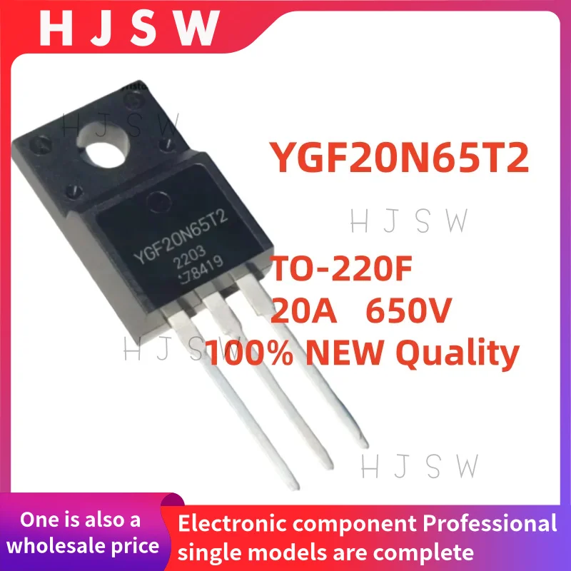 High-Quality 650V 20A TO-220F Field-Effect Transistor (10/20/30PCS)