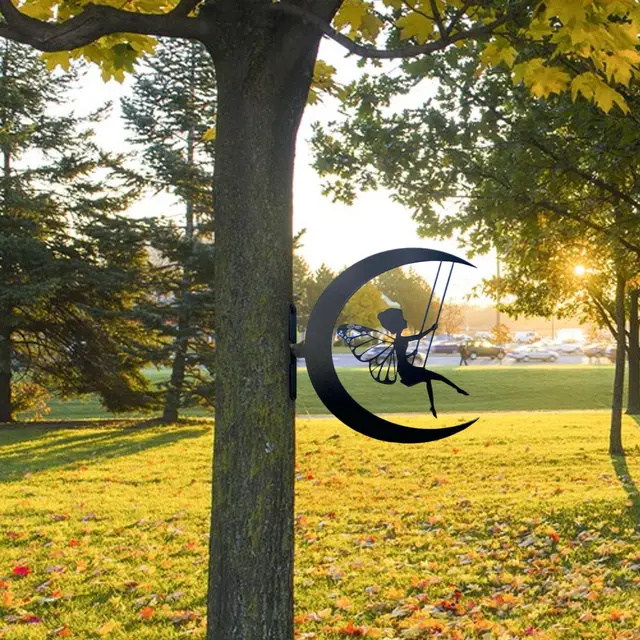 Tündér Sziluett Kerti Tét Kert Dekoratív Sziluettek