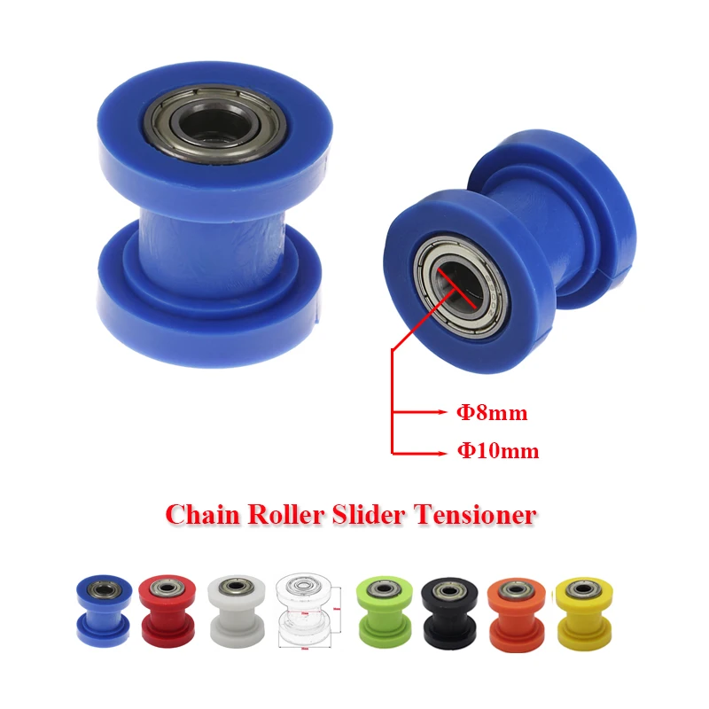 8Mm 10Mm Catena Rullo Cursore Tenditore Ruota Guida Dirt Mini Bike Per Kayo T2 T4 T4L Pit Dirt Mini Bike Moto
