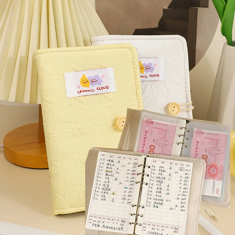 Fabric Hand Account Notebook for Family Financial Management