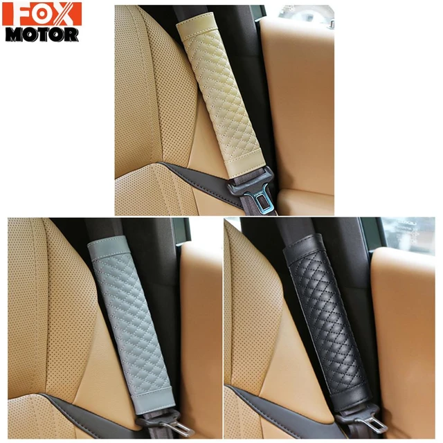 Accessoires de voiture ceinture de sécurité PU Cuir Ceinture de sécurité  Housse d'épaule Protection respirante Ceinture de sécurité Rembourrage Pad  Auto Accès intérieur