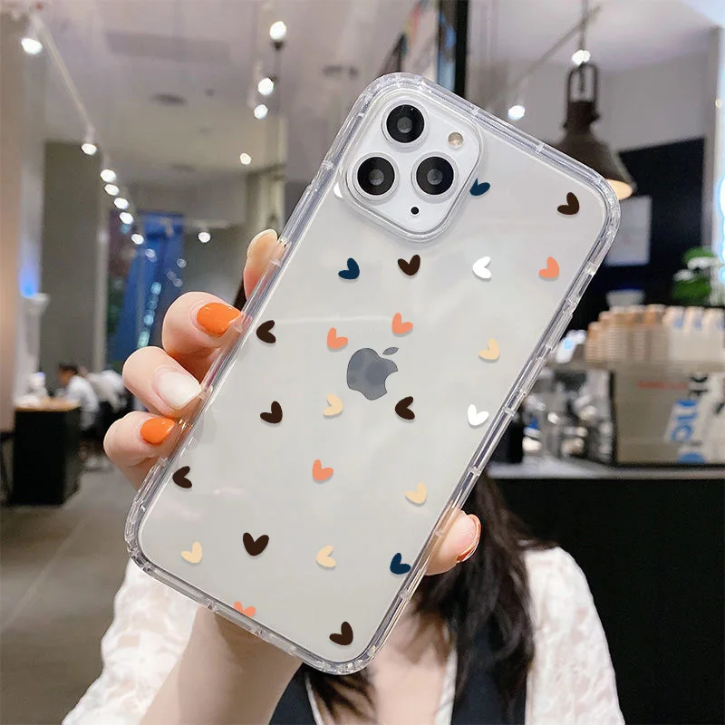 thumbnail image 1 of Funda de teléfono de flores para iPhone, 11, 14 Pro Max, 13, 12, XR, 7, 8 Plus, X, XS, SE 2020, 13 Mini, 14 Pro Max, 13Pro Max, fundas transparentes de silicona, 1 of 5