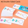 Montessori Math Wooden Toys Addition Subtraction Teaching Aids Preschool Learning Education Toy Digital Puzzles Toddlers Gifts 4