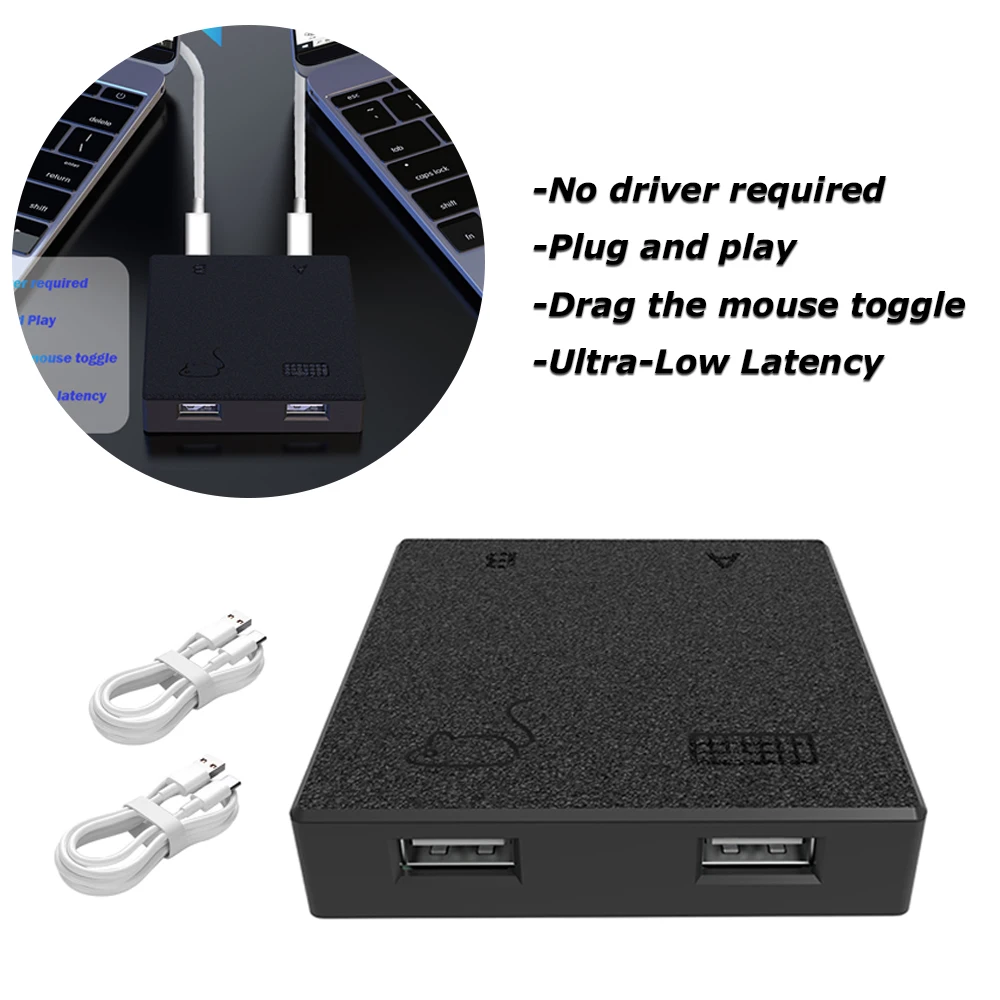 

Настольное коммутационное устройство DeskHop для быстрой переключения, совместимое с Linux, macOS и Windows, использование с перекрестной платформой с низкой задержкой Plug and Play