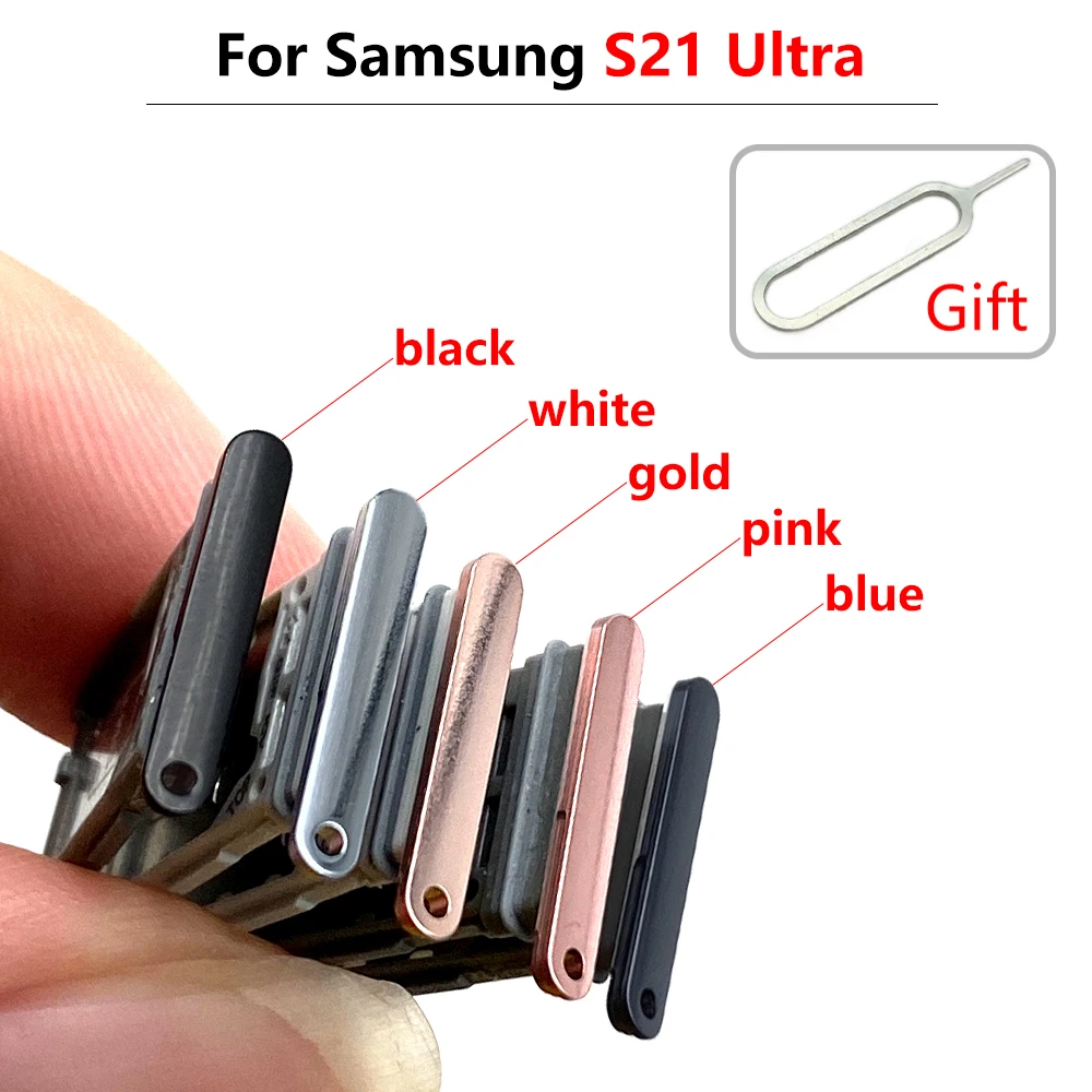 삼성 S21 Plus Ultra / S21 Fe 듀얼 SIM 카드 슬롯 SD 카드 트레이 홀더 어댑터용