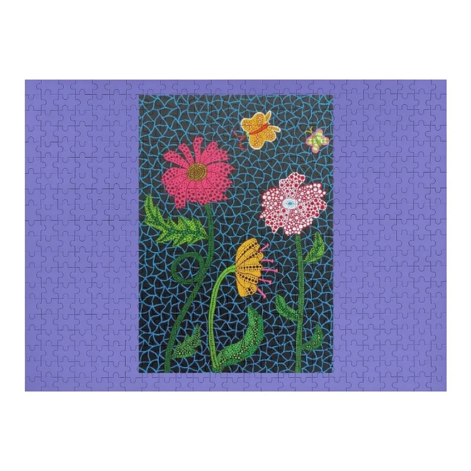 

yayoi kusama art Jigsaw Puzzle Wood Name Adult Wooden Puzzle