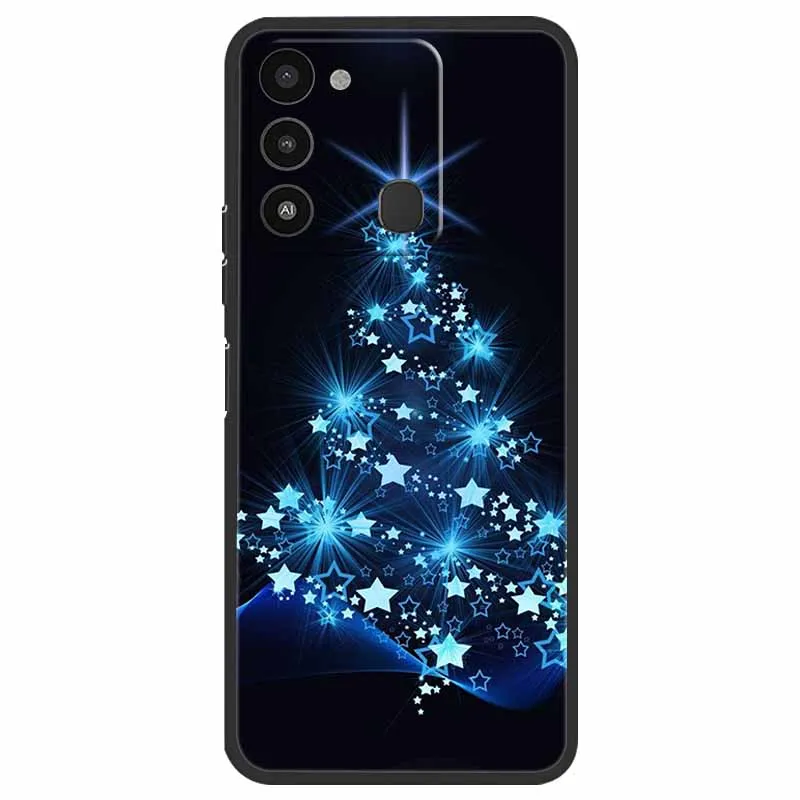 Holiday Edition Silicone Soft TPU Phone Cover - Festive Design Case