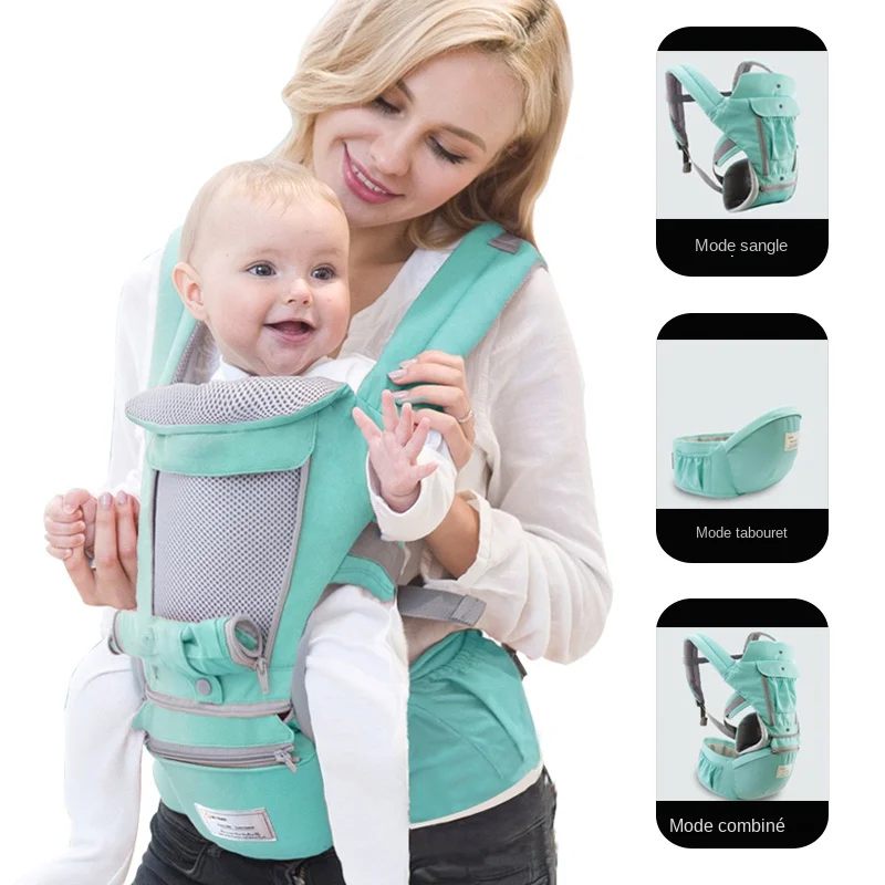 Generic Sac à dos porte-bébé,siège de hanche porte bébé,Baby Carriers pour  bébés et enfants à prix pas cher