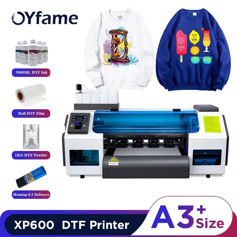

OYfame XP600 A3 impresora dtf A3 DTF Transfer Printer A3 t shirt printing machine dtf transfers ready for clothes fabric print