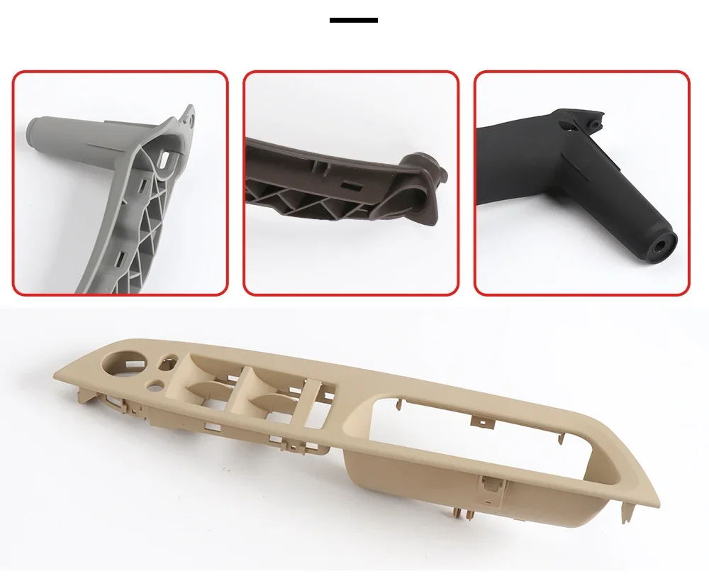 LHD RHD 4Pcs Auto Innen Türgriff Innen Panel Pull Trim Abdeckung Griff Set Armlehne Ersatz Für BMW E70 e71 E72 X5 X6 – Detail 6