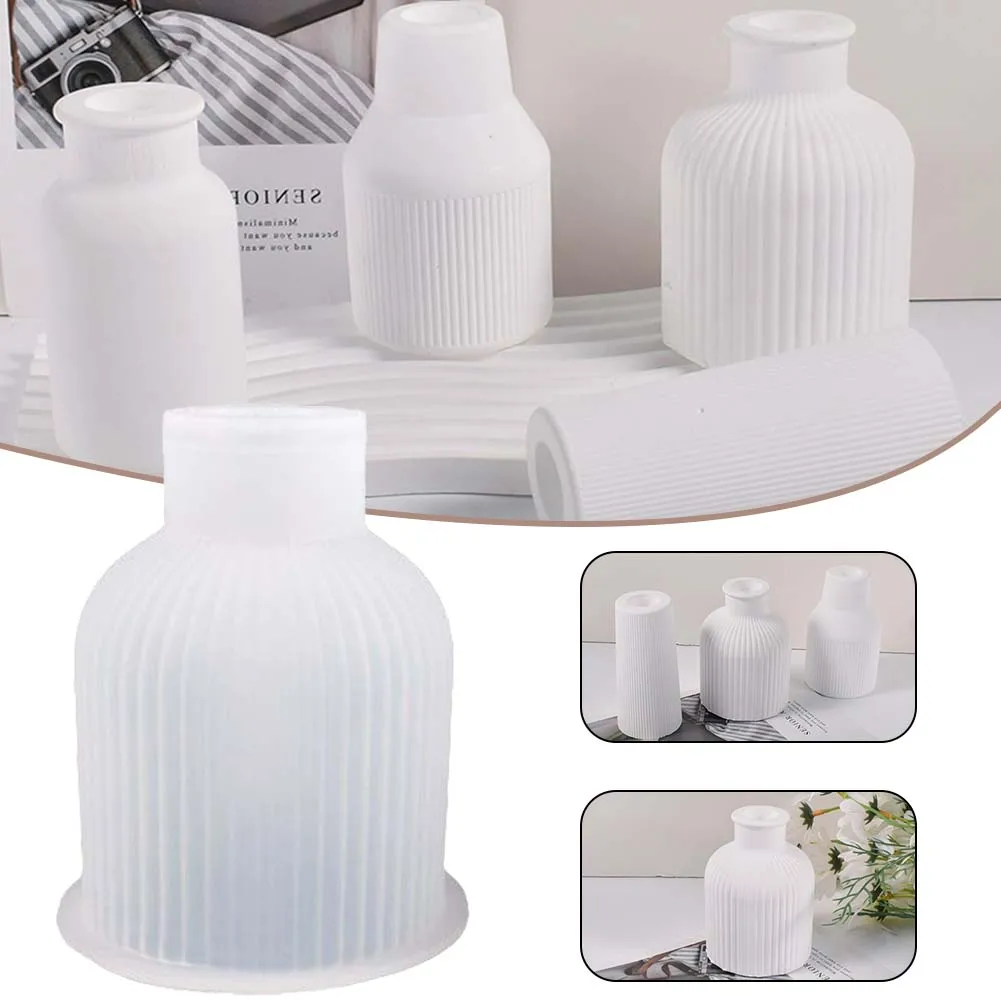 Flower Vase Silicone Mould DIY Flower Vase Resin Casting Mould DIY Crafts Accessories Room Decor ваза ваза для цветов Florero 2