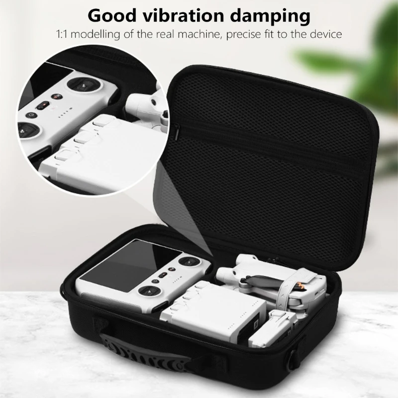 Portable Travel Carrying Case For DJI MINI 4PRO/MINI3/3PRO Body and RC Remote Controller Protective Storage Bag