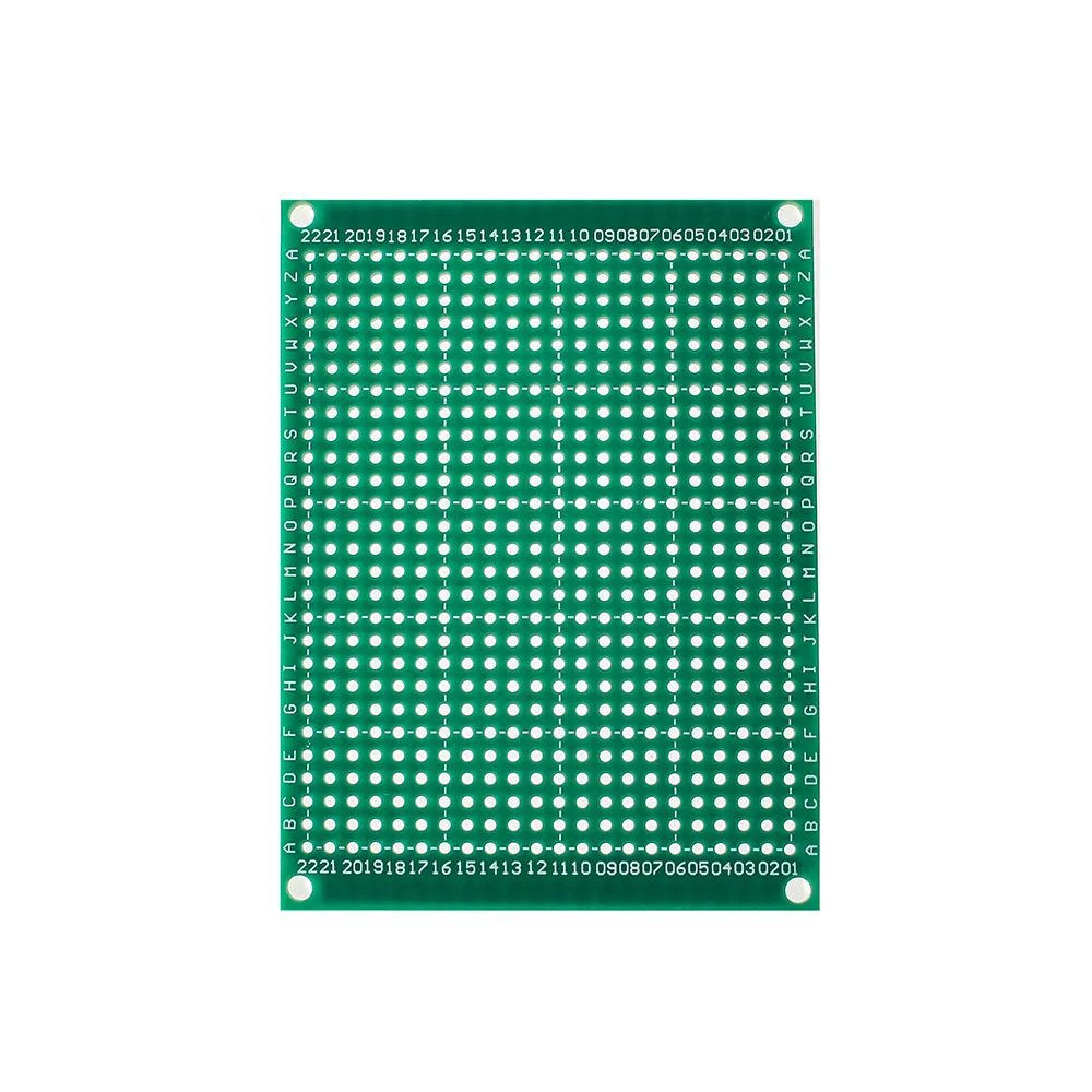 5 피스 PCB 보드 싱글 사이드 프로토타입 보드 6x8CM 그린 DIY 범용 회로 기판 키트, PCB 보드 싱글사이드 프로토타입