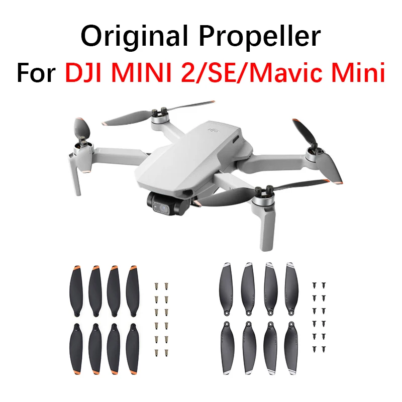 

8 Pcs For DJI MINI 2/SE Drone Original Propeller Mavic Mini Low Noise Paddle Blades Wings Spare Parts Replacement Accessories