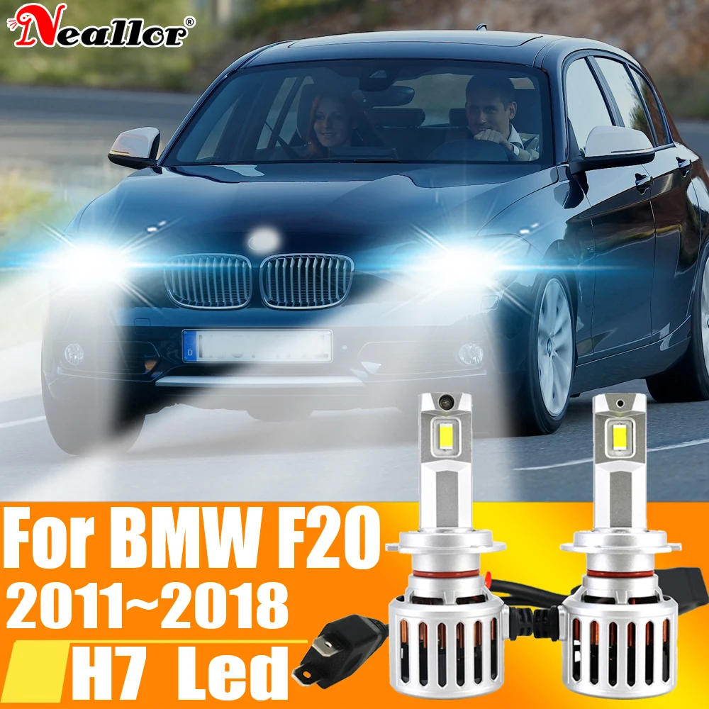 

2 шт., Автомобильные светодиодные лампы H7 12 В 55 Вт для BMW F20 6000 ~ 2011