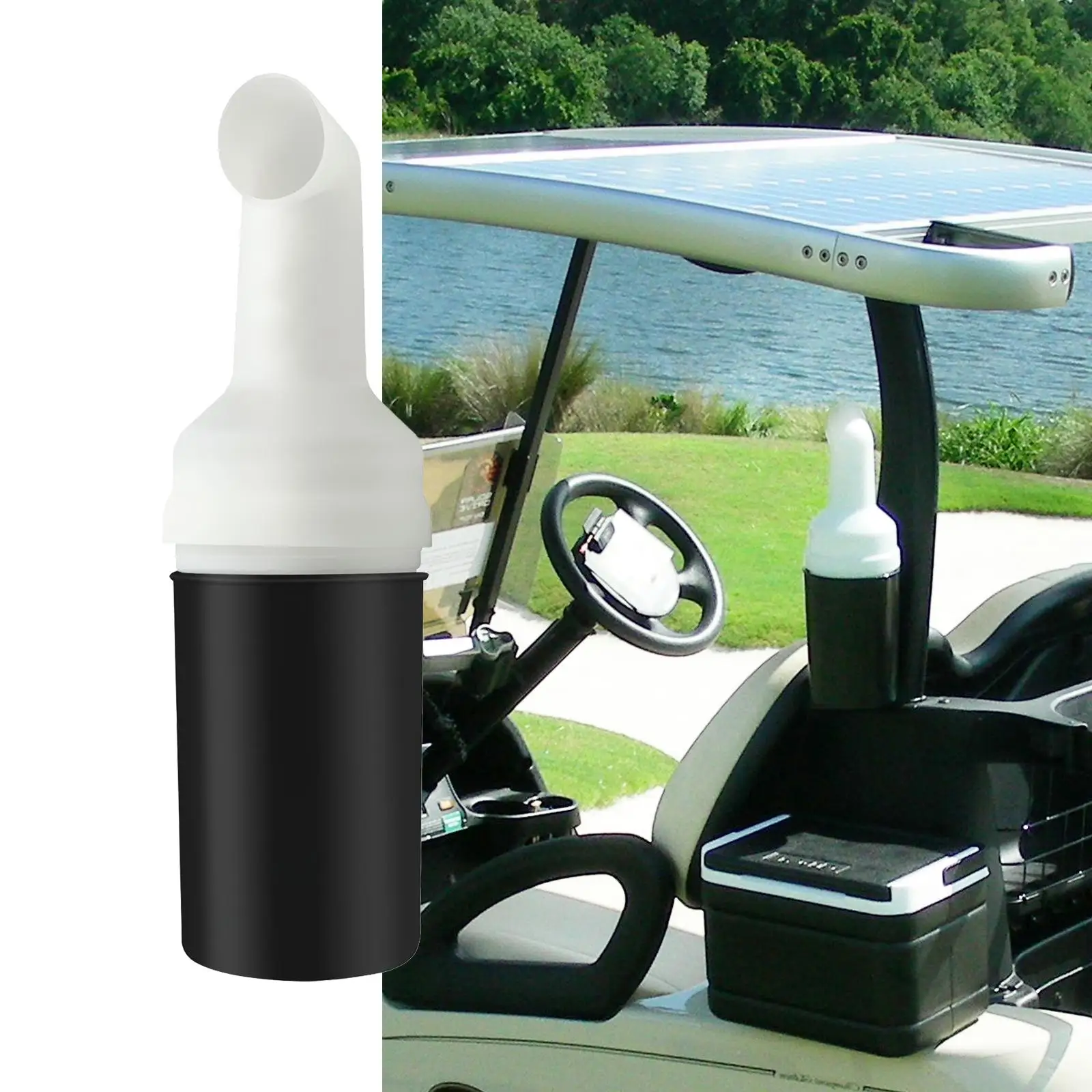 

Golf Cart Sand Bottle Universal with Holder Dispenser Cart Bottle for Club